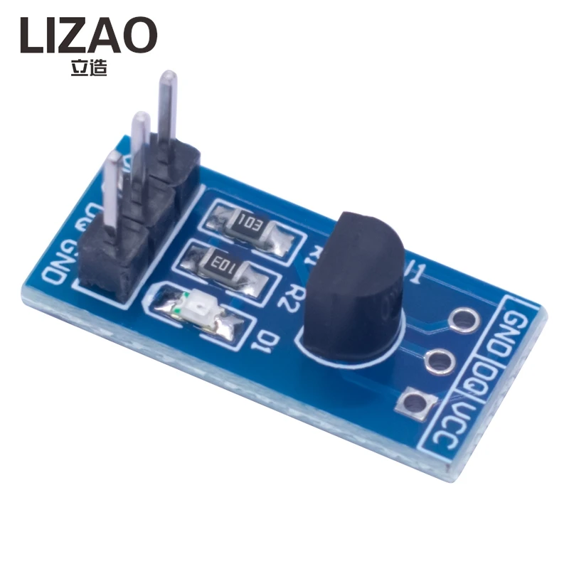 LIZAO DS18B20 Single-Bus Digital Temperature Sensor Module, Waterproof Compatible for Arduino