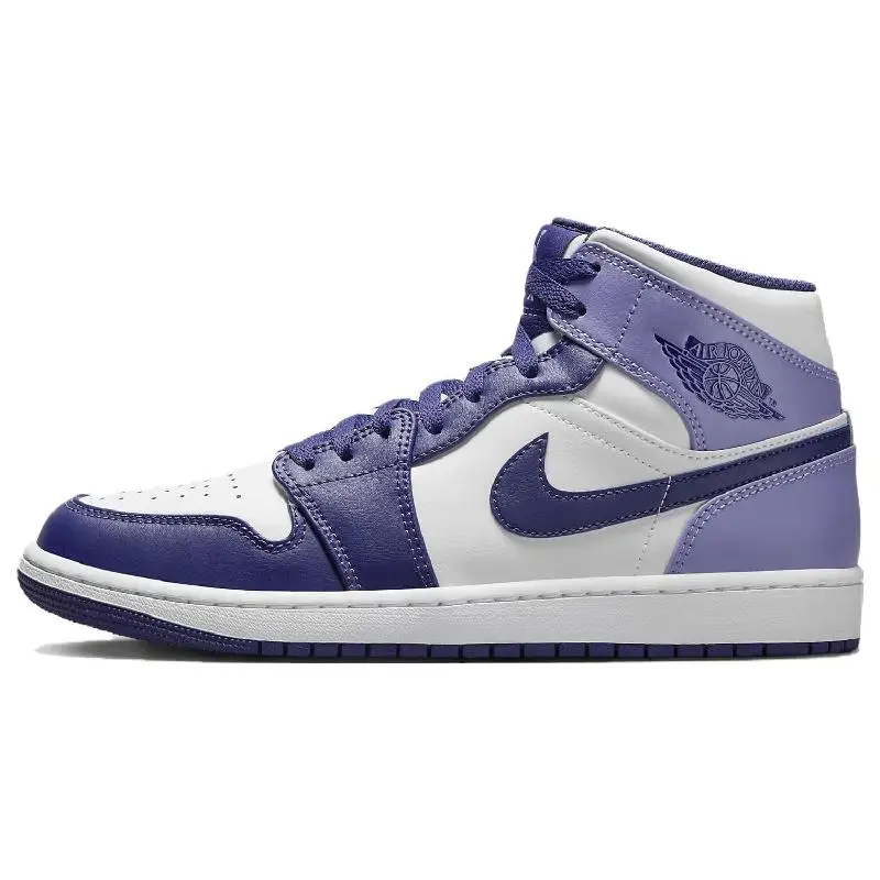 Nike Jordan 1 Mid Blueberry Sneakers shoes DQ8426-515