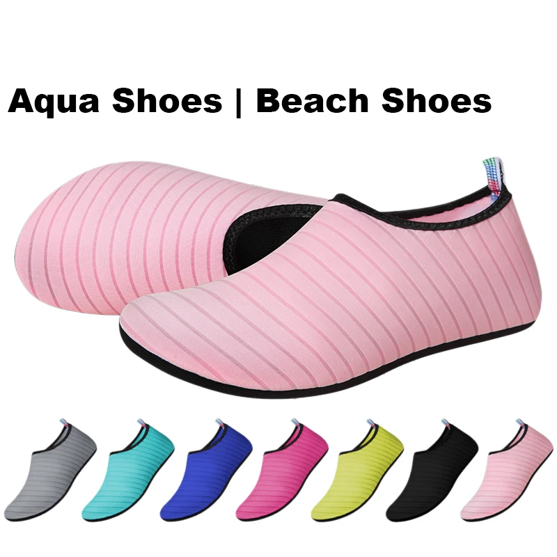 Men Women Beach Shoes Water Sport Scuba Diving Snorkeling Aqua Sneaker Rubber Sole Anti Slip Cut Resistant Stream Trekking Shoes