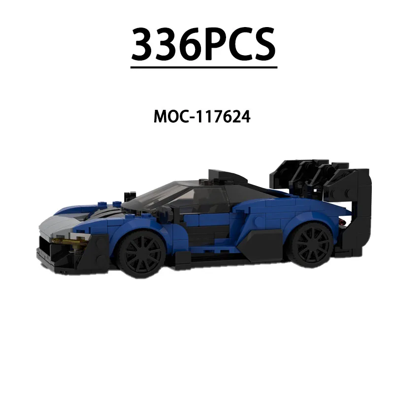 

MOC-117624 Конструктор «Суперспортивный автомобиль» (336 деталей) — развивающая игрушка для детей, подарок на День рождения, Рождество, Новый год