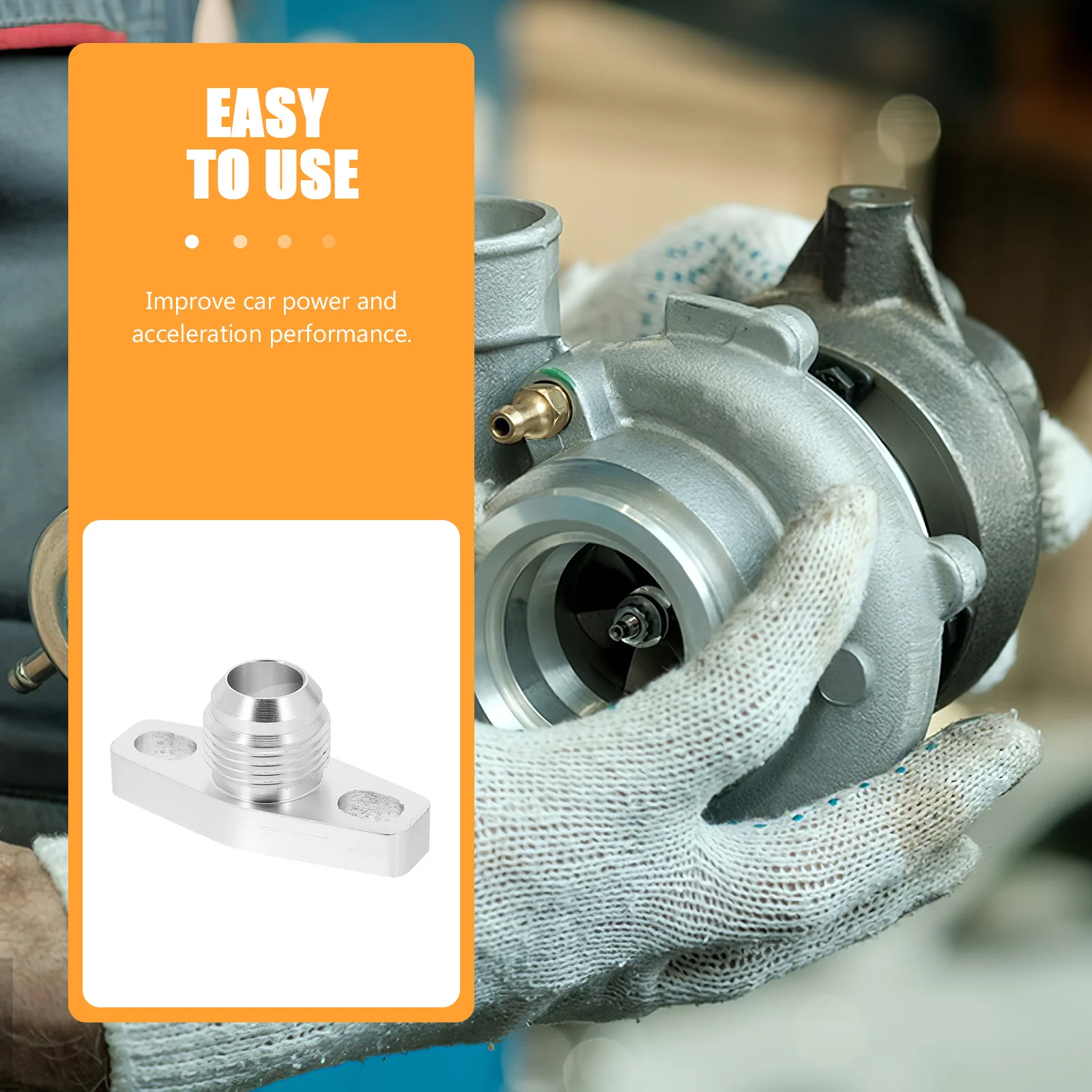 

Turbo Oil Return Drain Flange Replacement Heavy Duty Flange for Turbocharger Oil Flow Efficiency Auto Part Turbo Fitting