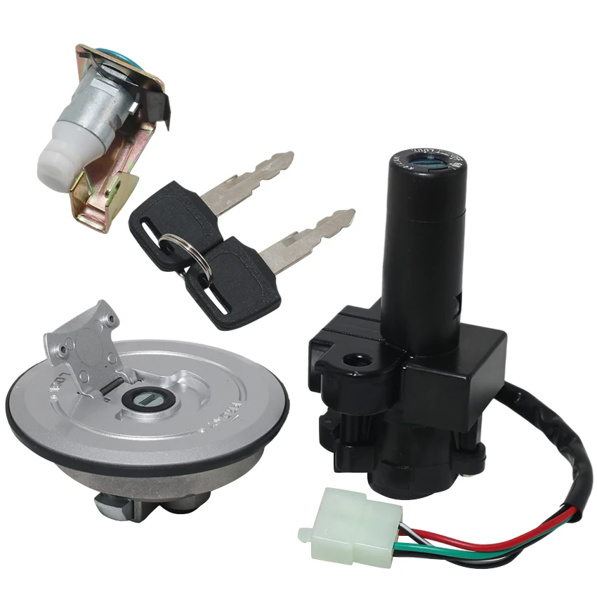 

Motorcycle Fuel Gas Tank Cap Cover Lock Set For Honda X4 CB1300 1997 1998 1999 2000 Durable CB 1300 Accessories