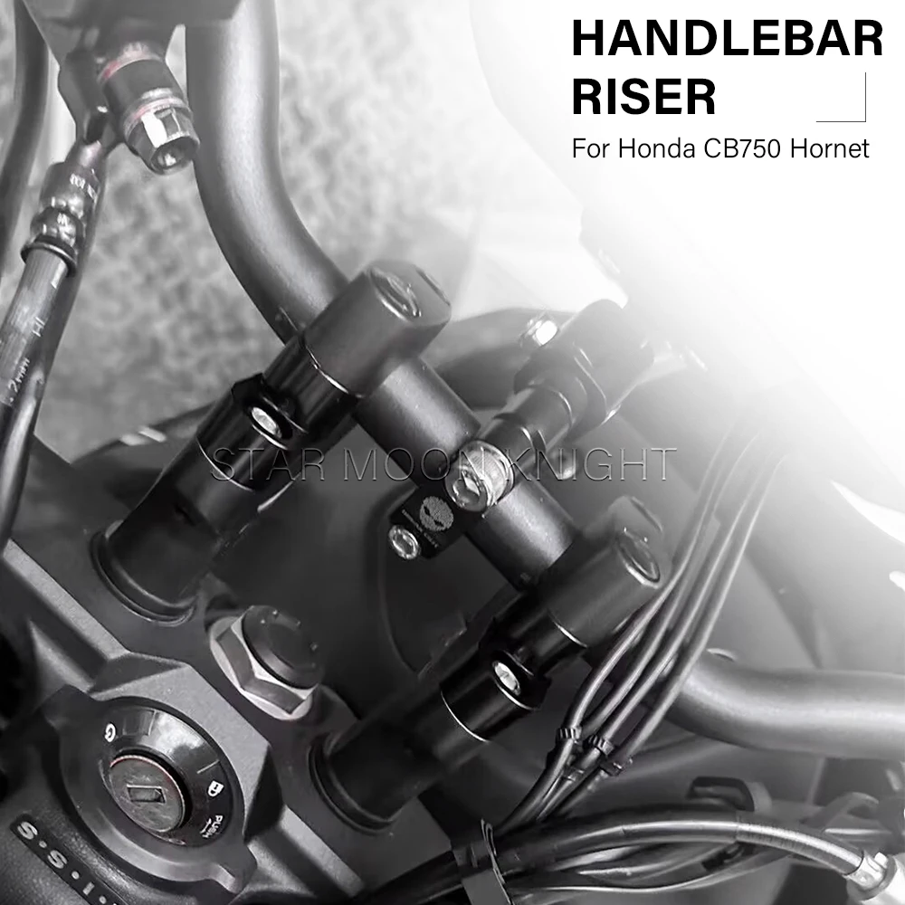 

Riser Height Clamp Extend Adapter For Honda 750 Hornet CB 750 Hornet 750 2023- Handlebar-Risers Accessories