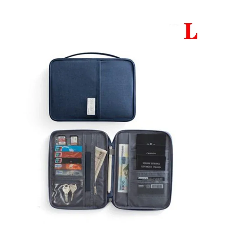 Vrouwen multifunctionele waterdichte reispaspoorthouder beschermhoes roze tassen familiedocument organisator reisaccessoires tas