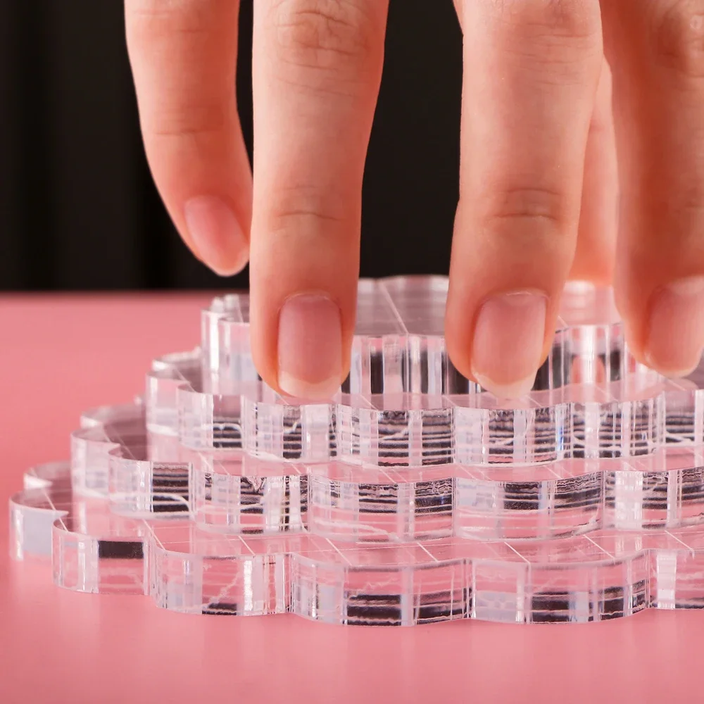 

9-53 шт./компл., набор прозрачных акриловых блоков для штампов с сеткой для DIY, скрапбукинга, фотоальбома, декоративный набор инструментов ручной работы, предложение