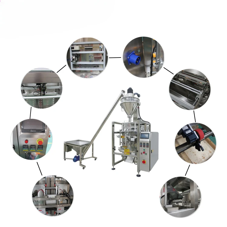 Fully automatic vacuum filling packaging baby milk powder wheat protein flour sachet milk powder packing machine