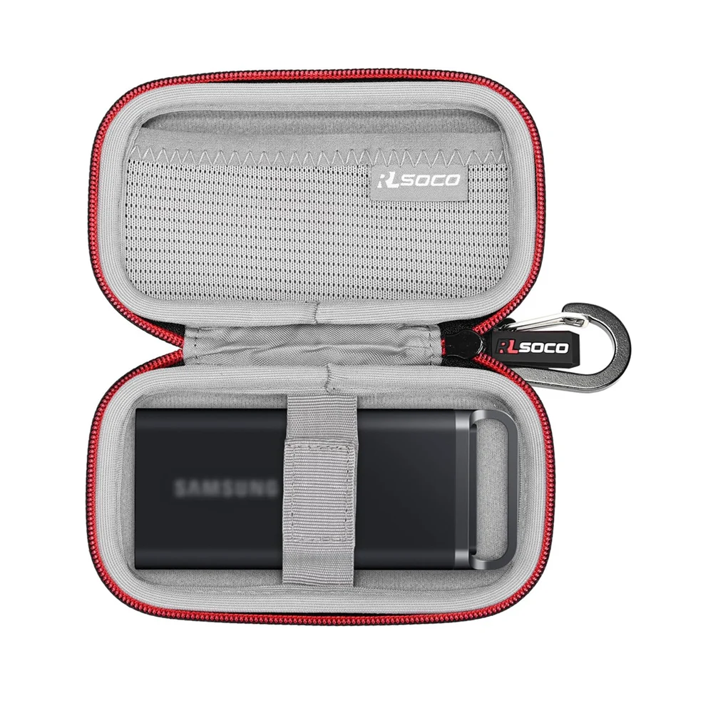 Hard Case for Samsung T5 EVO Portable SSD 2TB/4TB/8TB Portable External Solid State Drive WD 1TB/2TB/4TB/500GB SSD  (Case Only)
