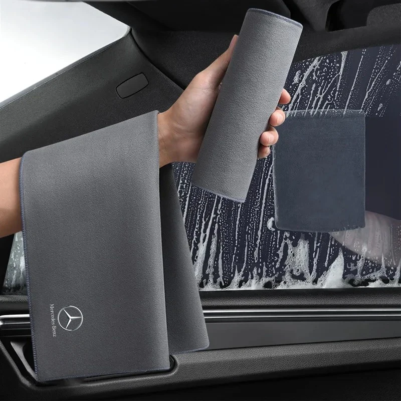 Toallas de lavado de coches, paño de limpieza absorbente en seco para mercedes-benz CLA CES CLS SLK GLK CLK SLS CLG GLE GLC GLB EQC GLA GLS SLC