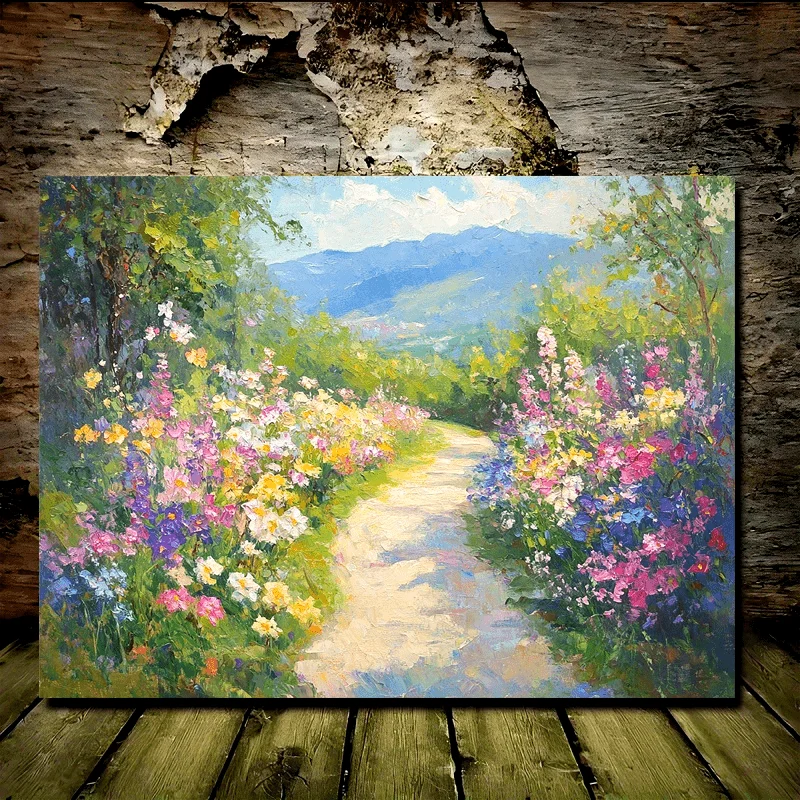 500/1000/1200/2000PCS Puzzles for Adults Monet Spring Garden,Jigsaw Puzzles Brain Challenge Game Gift Home Decor