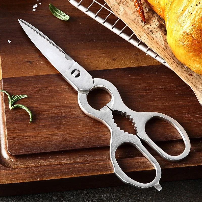 

Kitchen Scissors 3Cr14 Stainless Steel Kitchen Poultry Chicken Bone Scissor Cutter Cook Tool Gadget Shear Fish Duck Cut