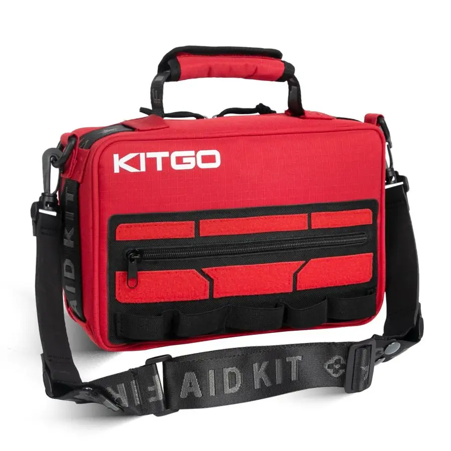 

First Aid KitMolle System Detachable MultiPurpose Emergency Medical Kit for Home, Car, Camping Outdoor Emergency.