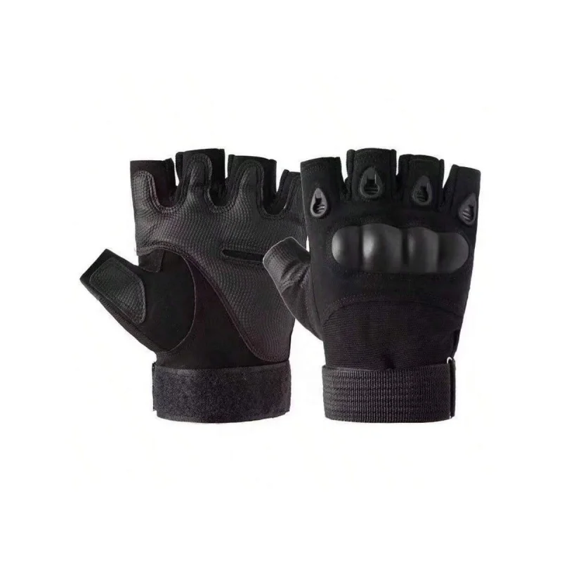 1Pari Half Finger Men Gloves Outdoor Military Tactical Gloves Sports Shooting Hunting Airsoft Motorcycle Cycling Gloves