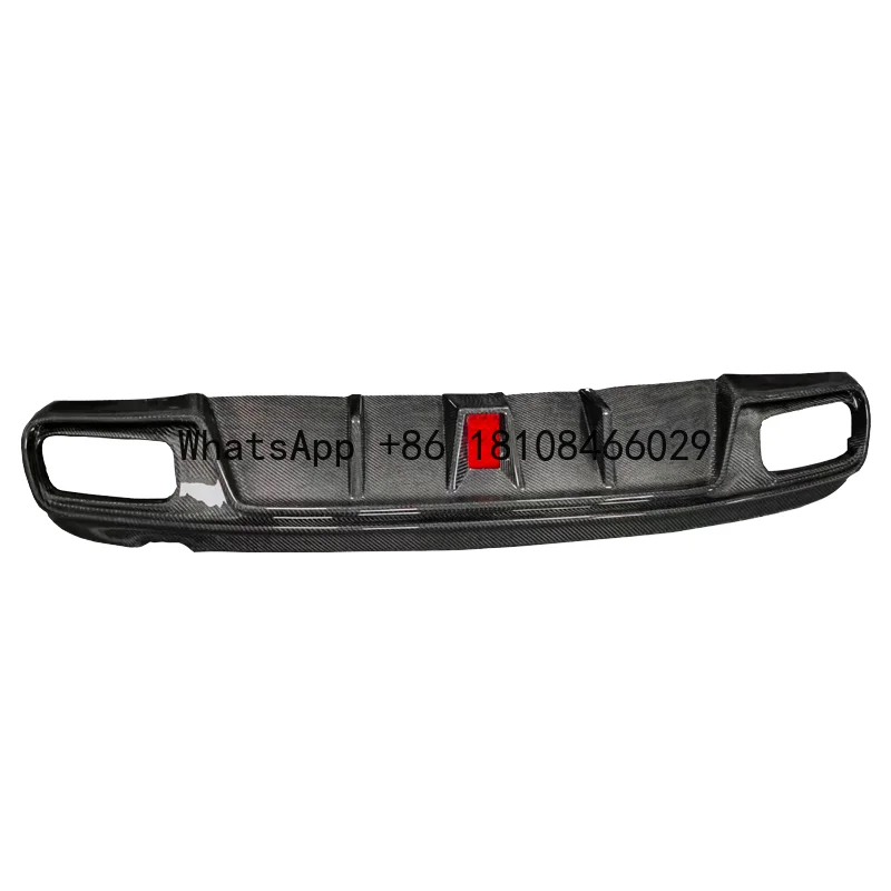 

Benz GLA Class X156 GLA45 AMG 2013-2019 Real Carbon Fiber Rear Bumper Chin Lip Spoiler Pilot Light Lip Exterior Accessories