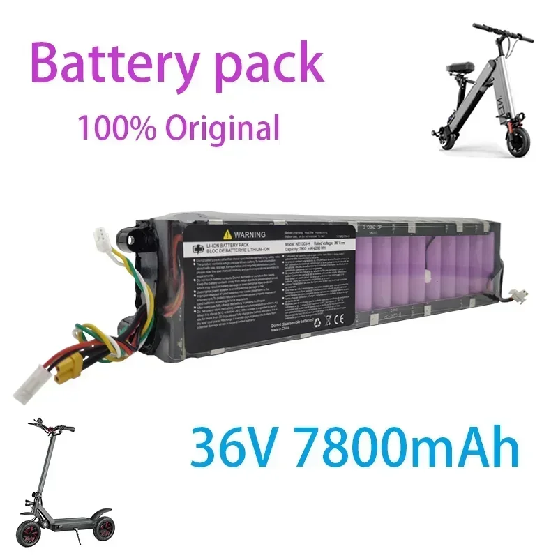 36V Li-ion Battery  7.8Ah 60km Suitable for Xiaomi M365 Battery pack  Waterproof Bluetooth Communication