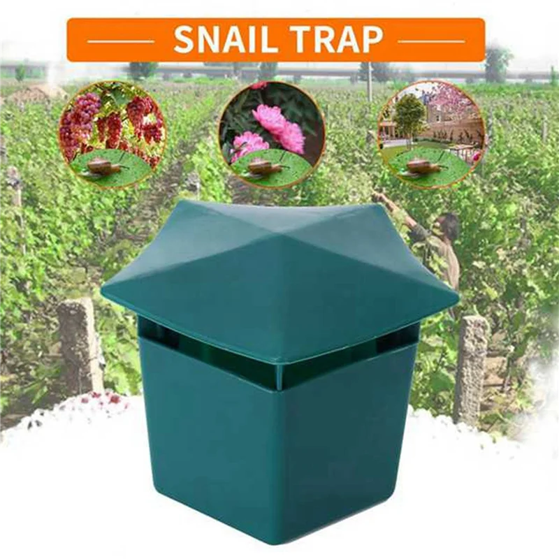 Trampas para caracoles AB11-32X, trampas para caracoles ecológicas para atrapar lesmas, recogedor de caracoles, seguro para niños y mascotas, jardinería