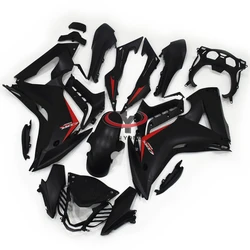 Motorcycle For Honda CBR650F 2017-2019 CBR650 F 650F Full Fairing Kit Bodywork Cowling Shiny matte black printed red