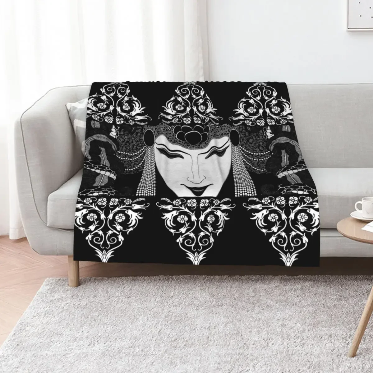 

Aubrey Beardsley - Dark Magic Throw Blanket for winter Plush anime Thermal Blankets
