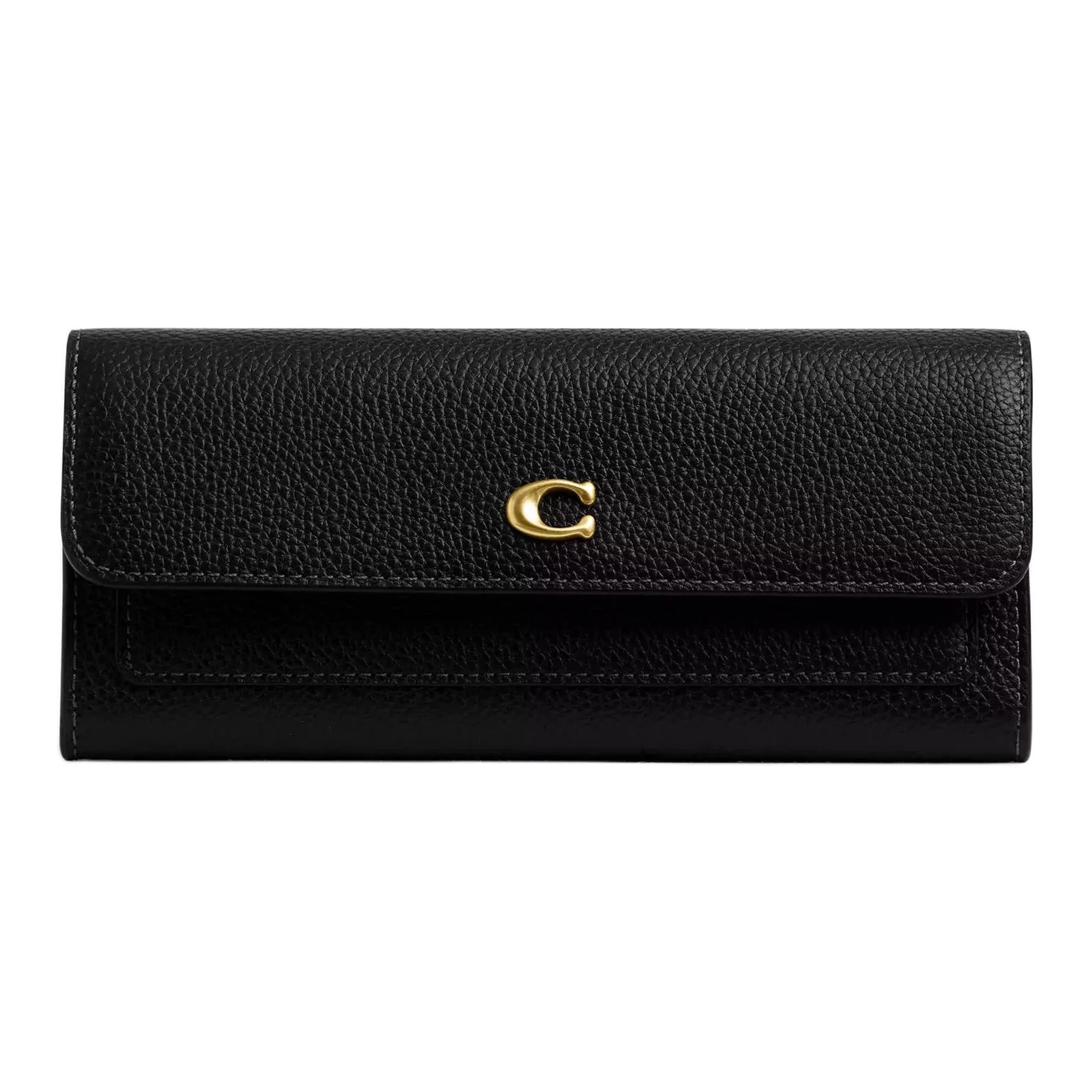 COACH Mira Leather Wallet Regular Women's Black CAO17-B4BK