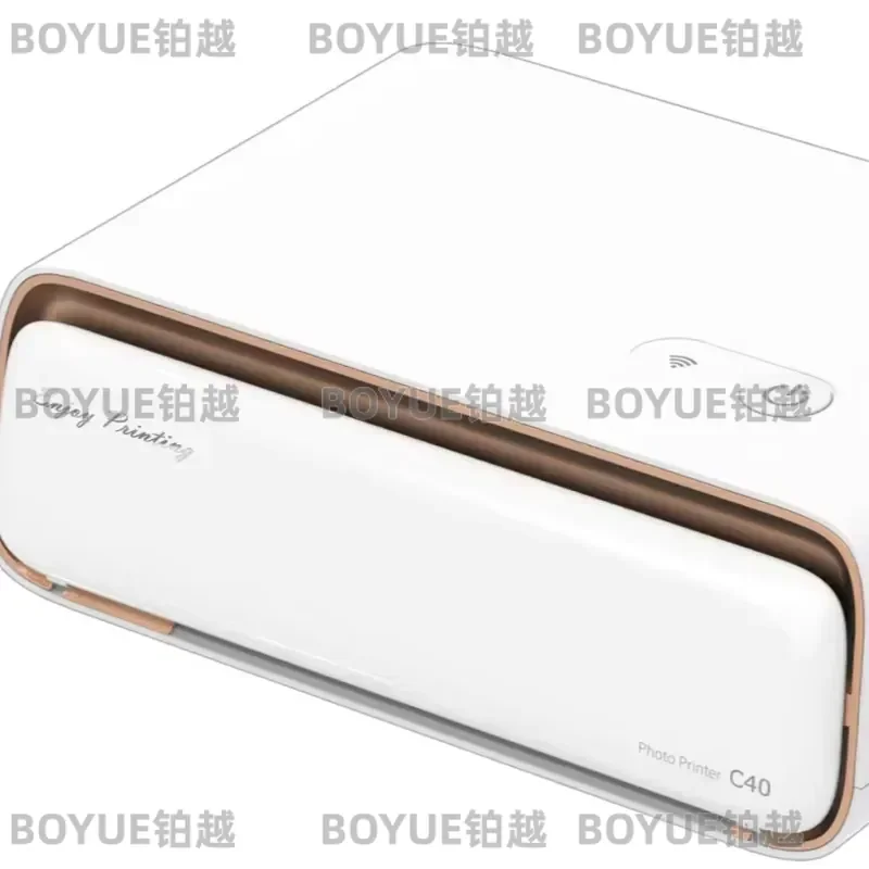 High Resolution Color Photo Printer for Home Office AIMO C40 Compact Desktop Printing Device Clear Image Output Portable