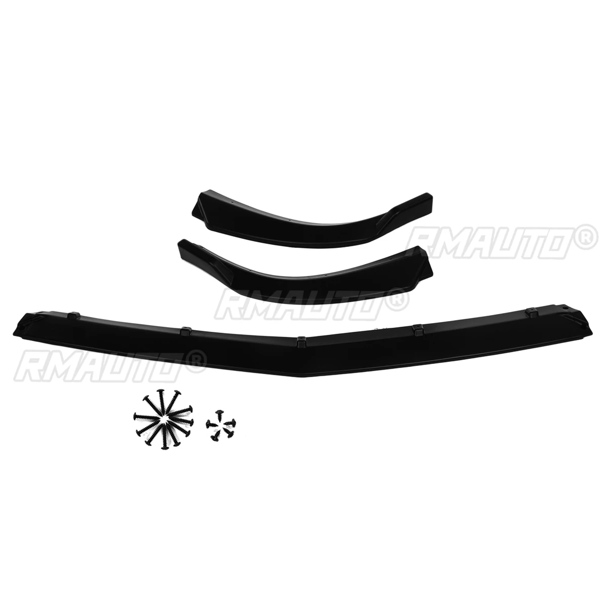 

3PCS W204 Bumper Lip Car Front Bumper Splitter Lip Spoiler Diffuser Protector Cover Trim for for W204 2008-2014