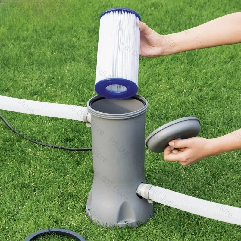 Universal  Extra Large Family Inflatable Pipe Rack Swimming Pool Filter Pump Water Purifier Circulating Water Filter Pump
