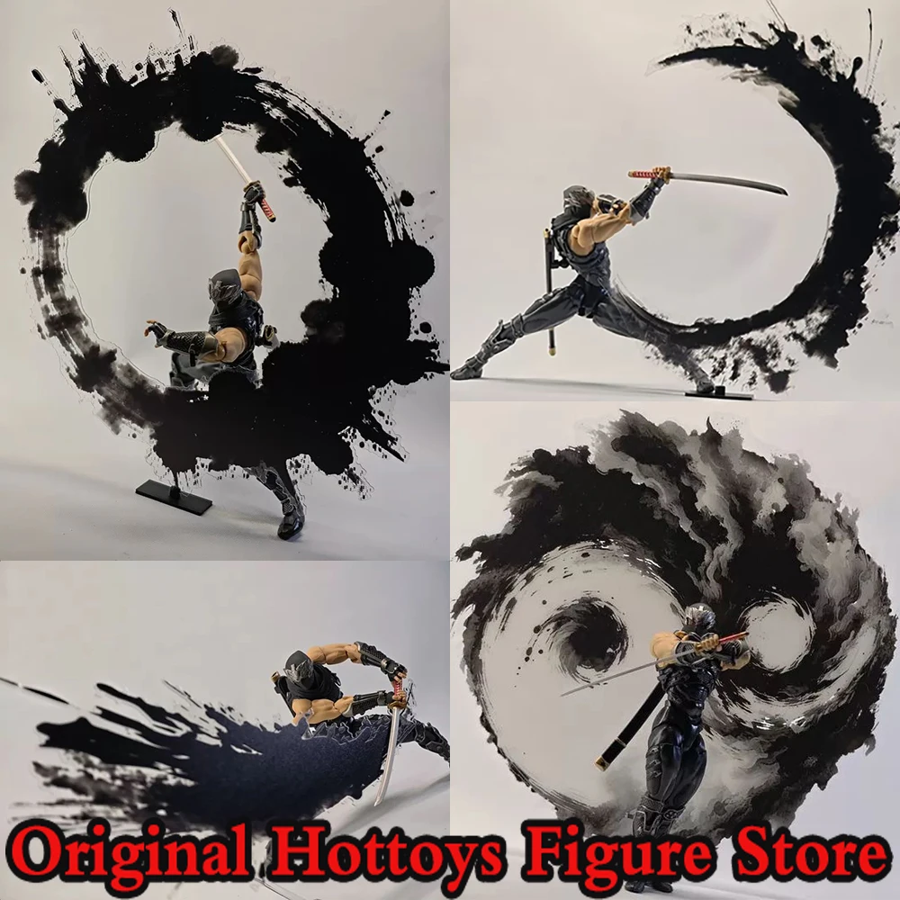 Zubehör für Soldatenszenen im Maßstab 1:12, Tai-Chi-Spezialeffektstück im Ink-Wash-Stil für 6-Zoll-Actionfiguren, Modellpuppen, Spielzeug