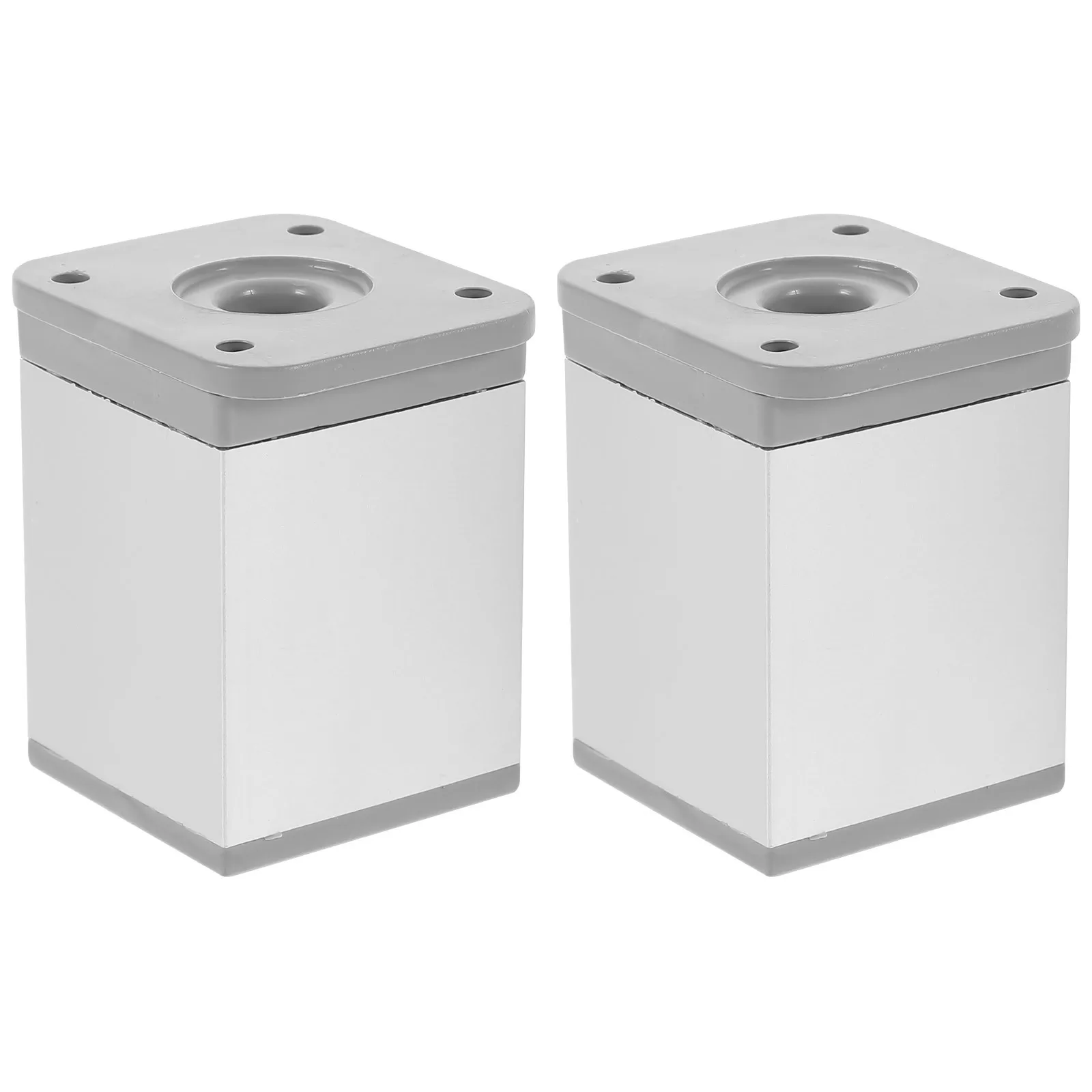 

2pcs Furniture Legs Aluminum Alloy Adjustable Height For Sofa Cabinet Riser Replacement Feet Table Chair Dresser Stool Bed Frame