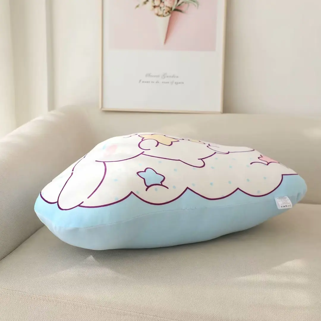 Japanese Anime Cinnamoroll Plush Pillow Soft Comfortable Cartoon Stuffed Animal Cinnamoroll Plush Cushion Home Decor Girl Gifts