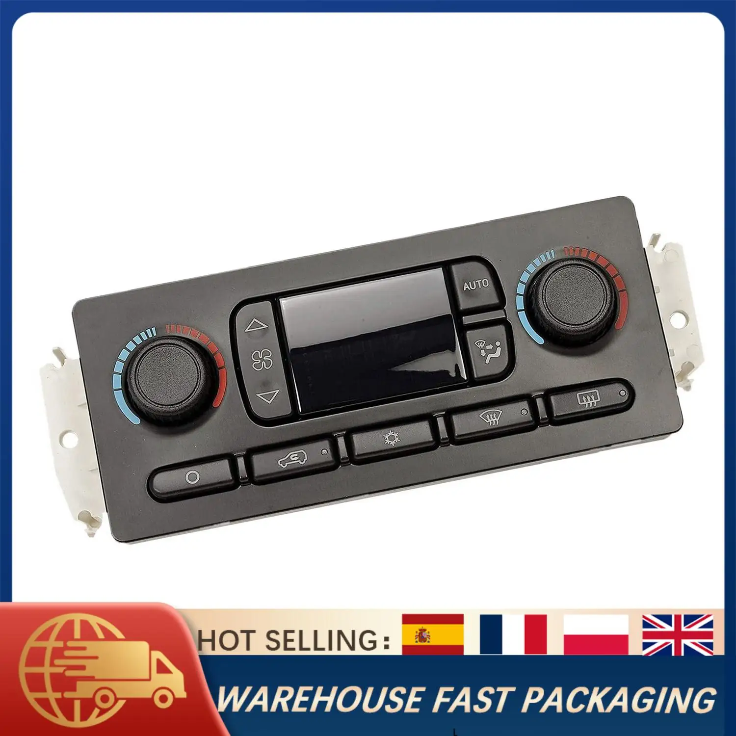 

AC Heater Climate Control Module For GMC Chevy Silverado Sierra Yukon Tahoe Hummer H2 2002-2009 599-211XD HVAC Replacement Unit