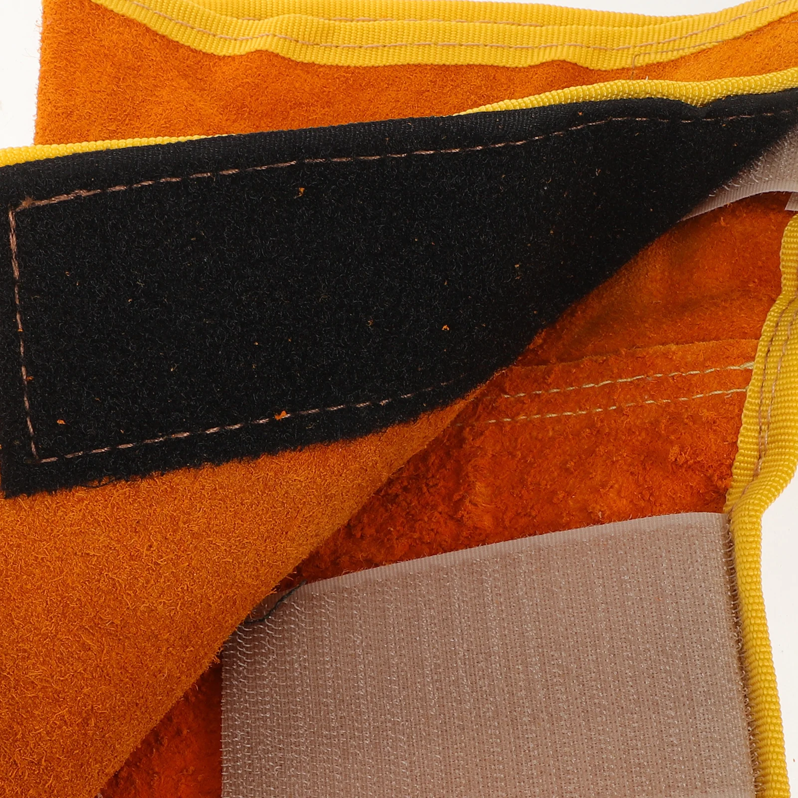 1 par de cubiertas para botas de soldadura, polainas, protectores de dedos engrosados, protectores de zapatos resistentes al calor, espátulas de seguridad para soldadores