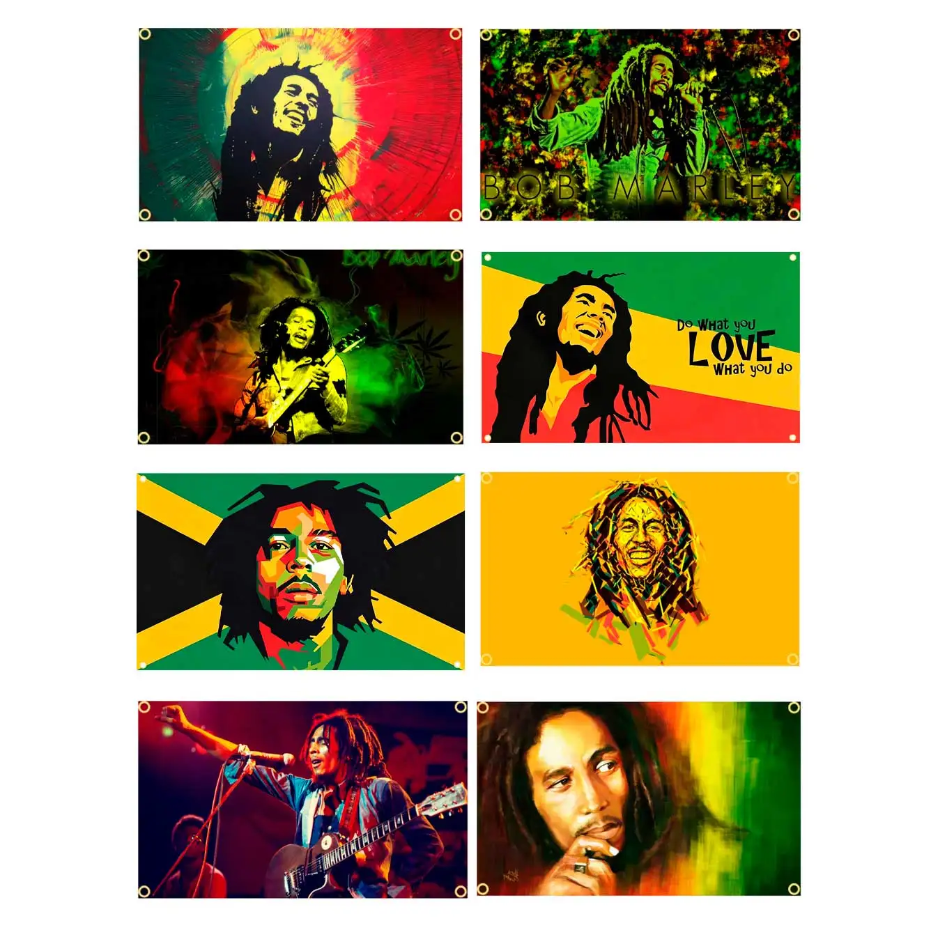 60x90cm/90x150cm Reggae Bob Marley Singer Flag Tapestry Banner For Bedroom Home Outdoor Decor