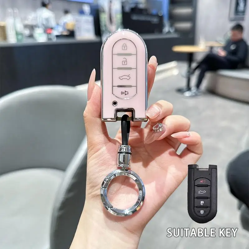 

Чехол для ключей Perodua BEZZA AXIA MYVI ARUZ, хромированный чехол для автомобильных ключей с отражением, чехол с дистанционным управлением