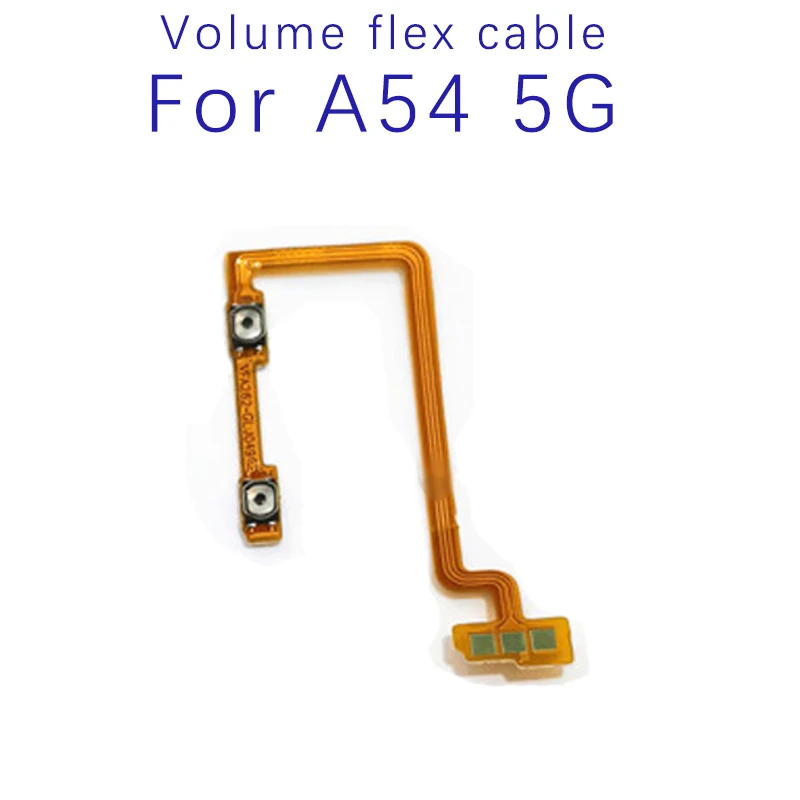 Power Volume Flex Cable For OPPO A52 A53 A54 A55 A55S 4G 5G On OFF Power Volume Button Switch Control Key Flex Ribbon Part