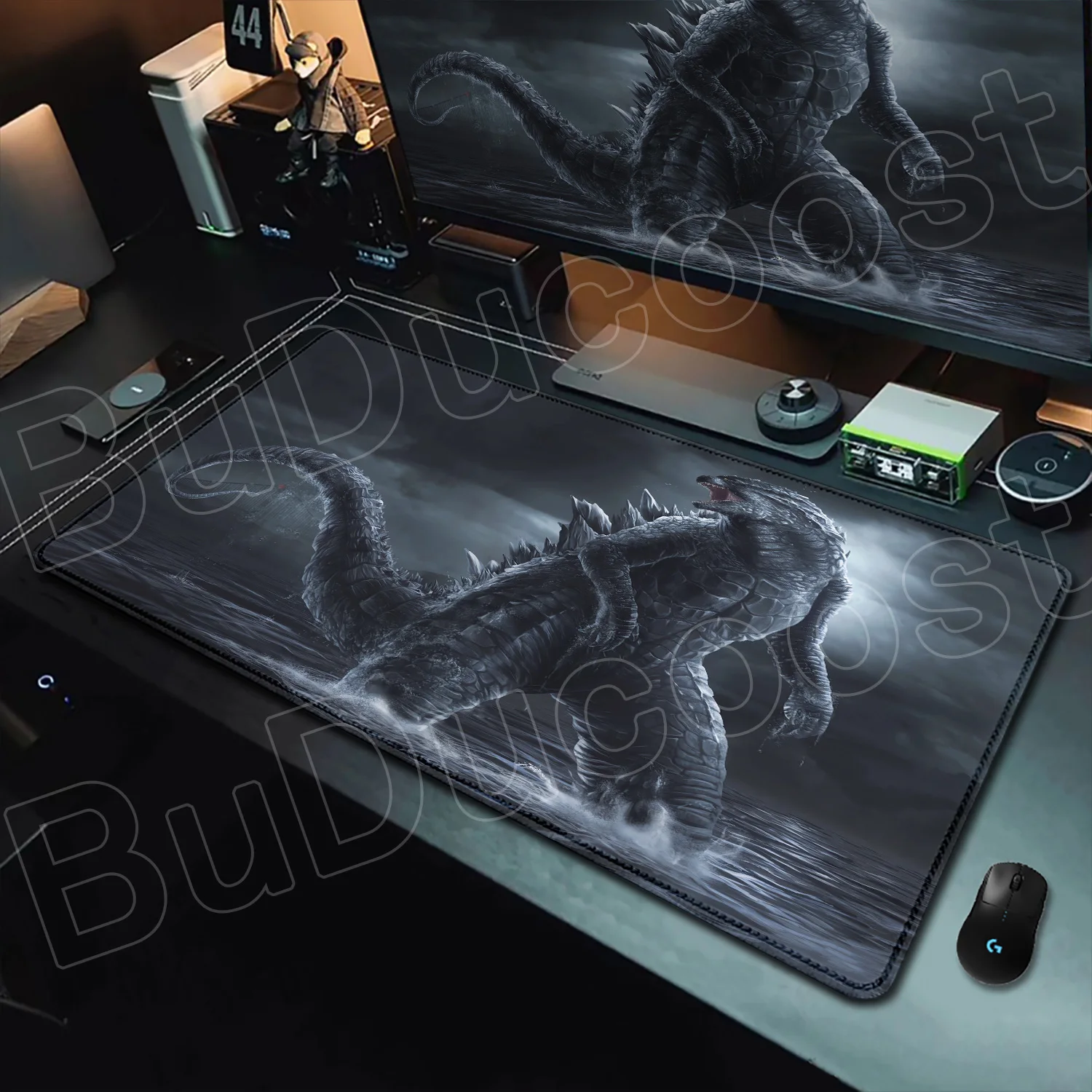 G-Godzillaes ماوس الوسادة نمط شخصي 900x400 مللي متر XXL Lockedge مكتب كمبيوتر محمول لعبة الكمبيوتر حصيرة مكتبية الجدول لوحة المفاتيح ماوس الوسادة #3