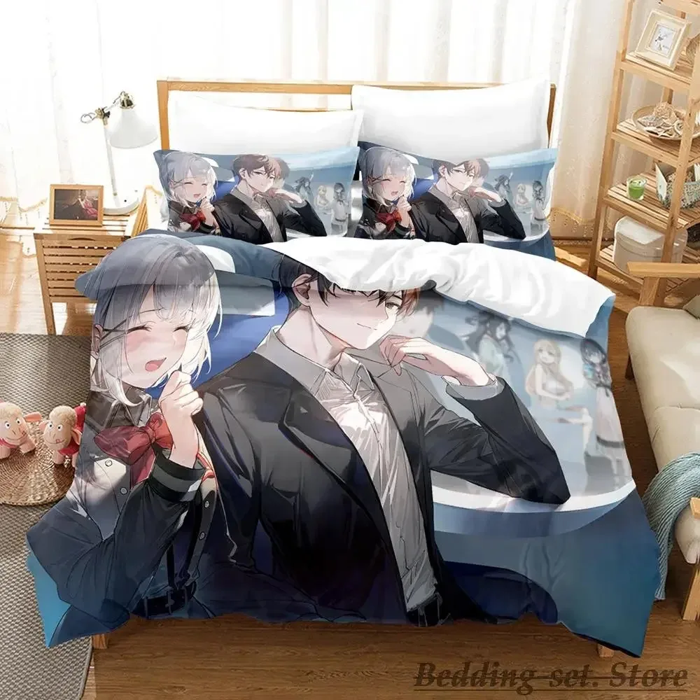 Nowy zestaw pościeli Anime The Detective Is already Dead Single Twin Full Queen King Size Bed Set Adult Kid Bedroom Duvet Cover Sets