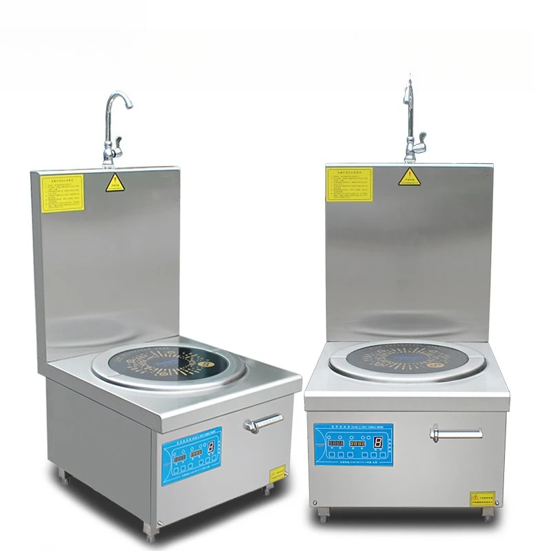 Commercial Low Soup Stove Canteen Kitchen Equipment Single Head Low Soup Stove 220/380V Braised Electromagnetic Soup Stove