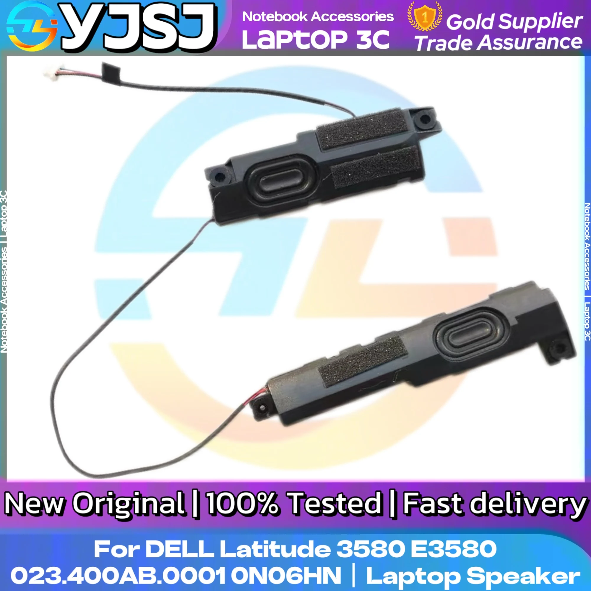 

New Original Laptop Notebook Audio Speaker For DELL Latitude 3580 E3580 023.400AB.0001 CN-0N06HN built-in speaker horn audio