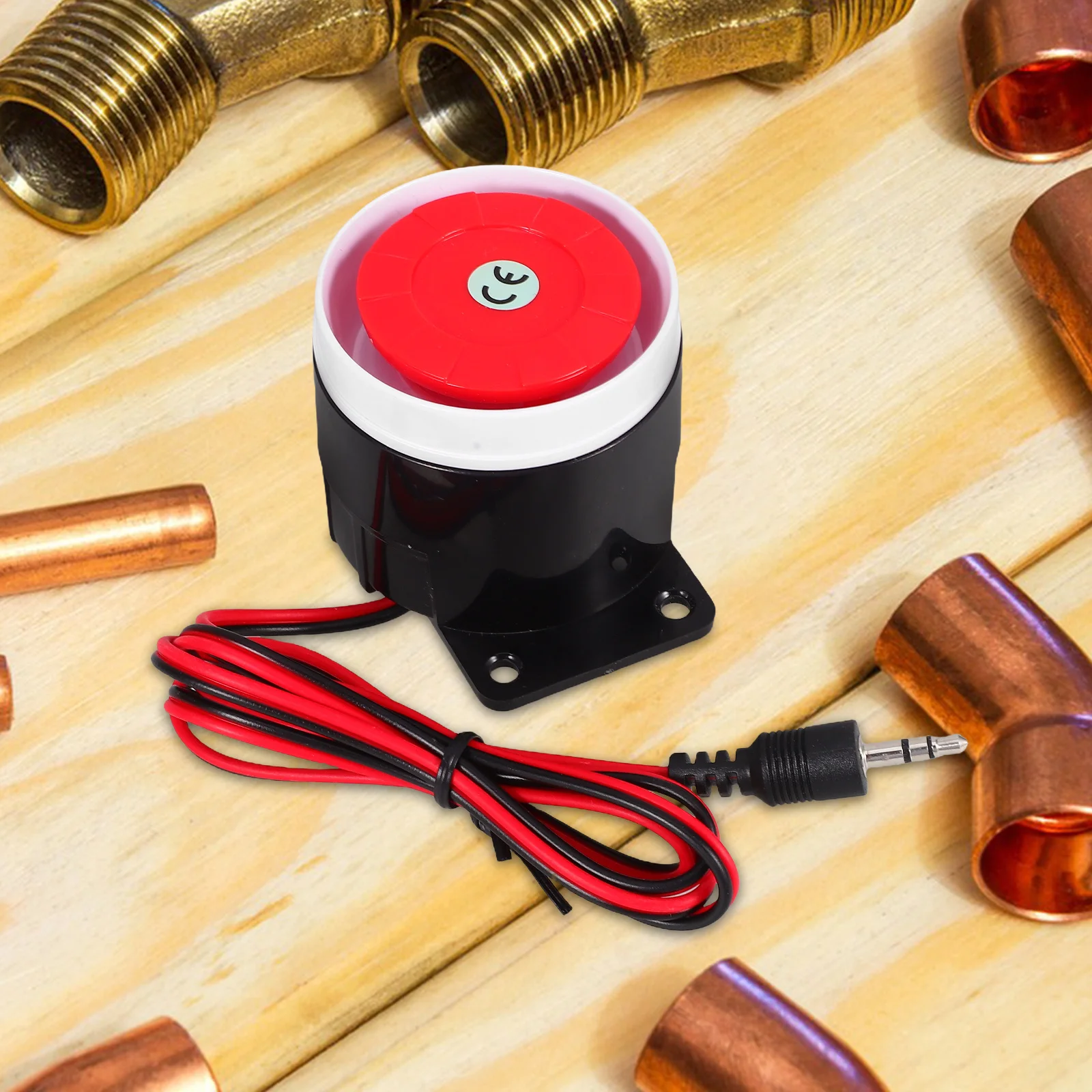 Mini Security Alarm Horn with Clear Loud Sound for Home Office Shop Anti-Theft Emergency Safety Alarming System Reliable Plastic