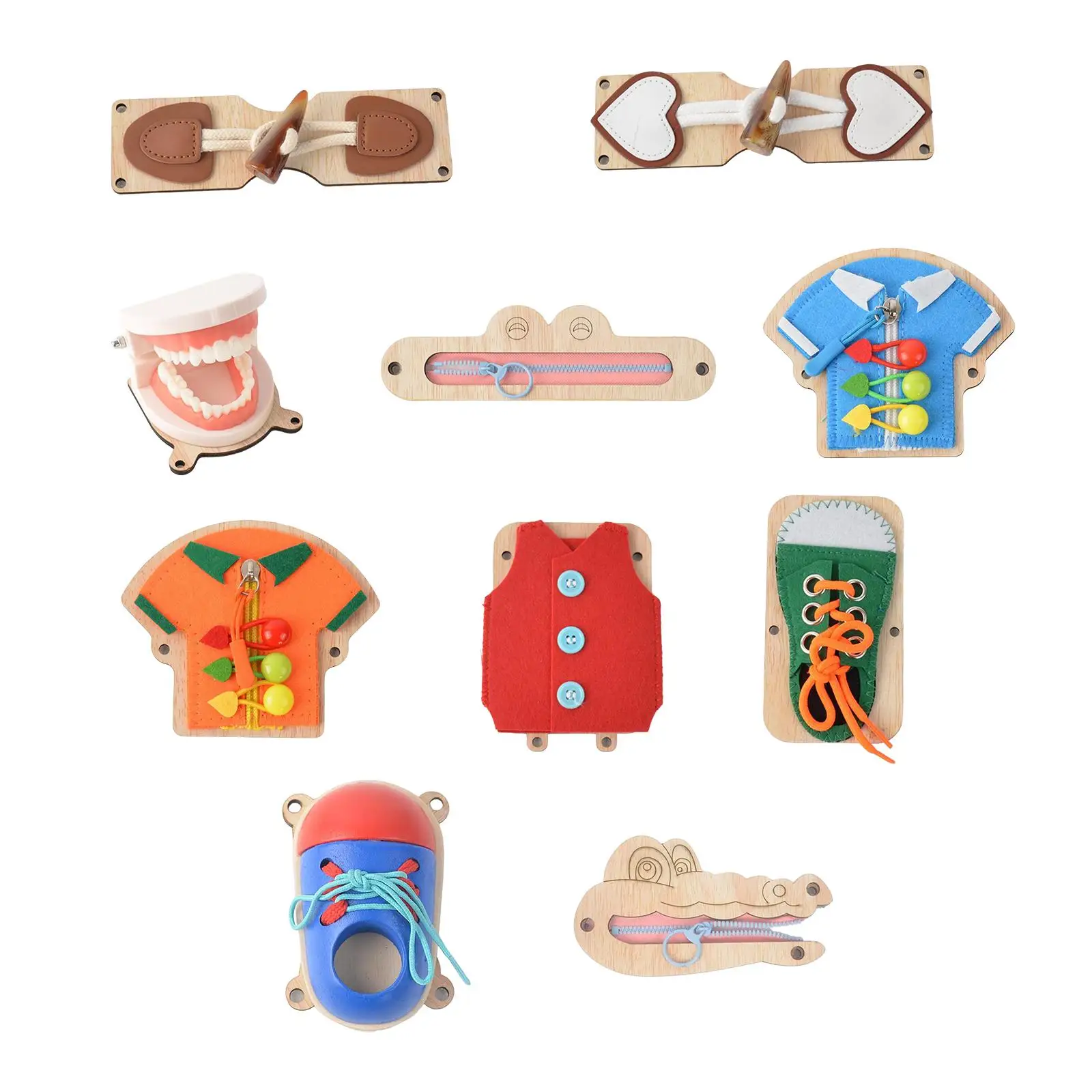 Busy Board Parts Multifunctinal Travel Toy Montessori Toy for Kids Preschool