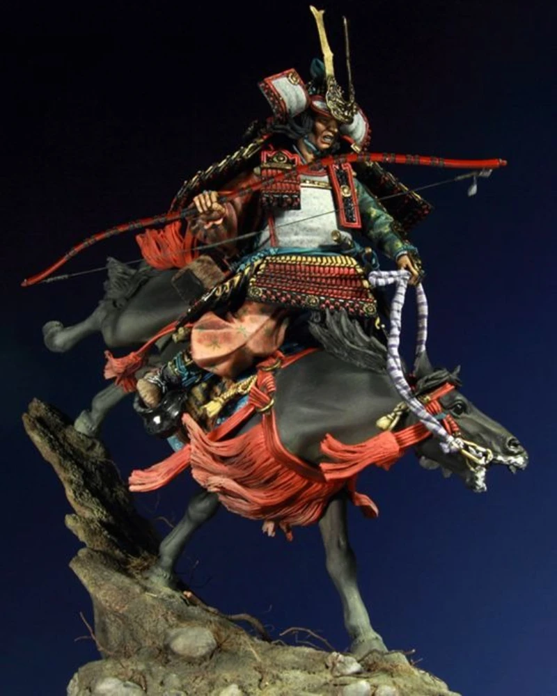 1/20 Scale 90mm Die-Cast Resin Figure Model Kit Ancient Warrior General Hobby Miniature Toys Unassembled Unpainted DIY Diorama