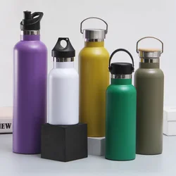 Large Capacity Stainless Steel Thermos Bottle Leak-Proof Outdoor Sports Travel Gym Drinking Kettle Water Cup Drinkware