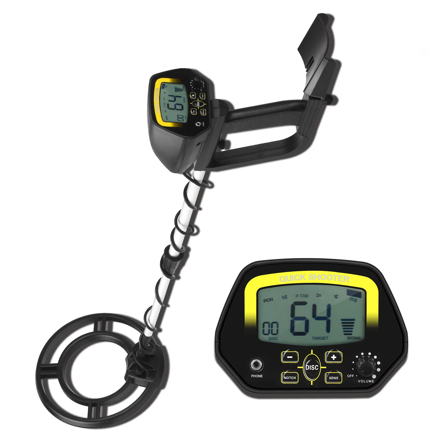 

MD4060 Metal Detector High Sensitivity MD4060 Underground Metal Detector Gold Digger Treasure Portable Hunter Detector Adjustabl