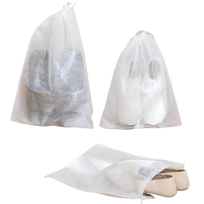 10pcs Shoes Storage Bag Closet Organizer Non-woven Travel Portable Bag Waterproof Pocket Clothing Classified Hanging Bags image 3