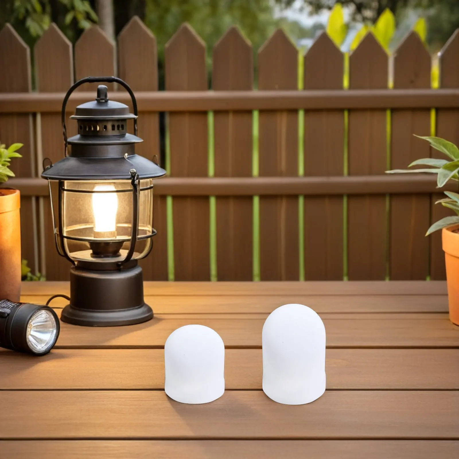 4Pcs Soft Light Diffuser Covers Dome Flashlight Silicone Caps Portable Non Glare Beam Protector for 31-35Mm 42-44Mm 51-54Mm