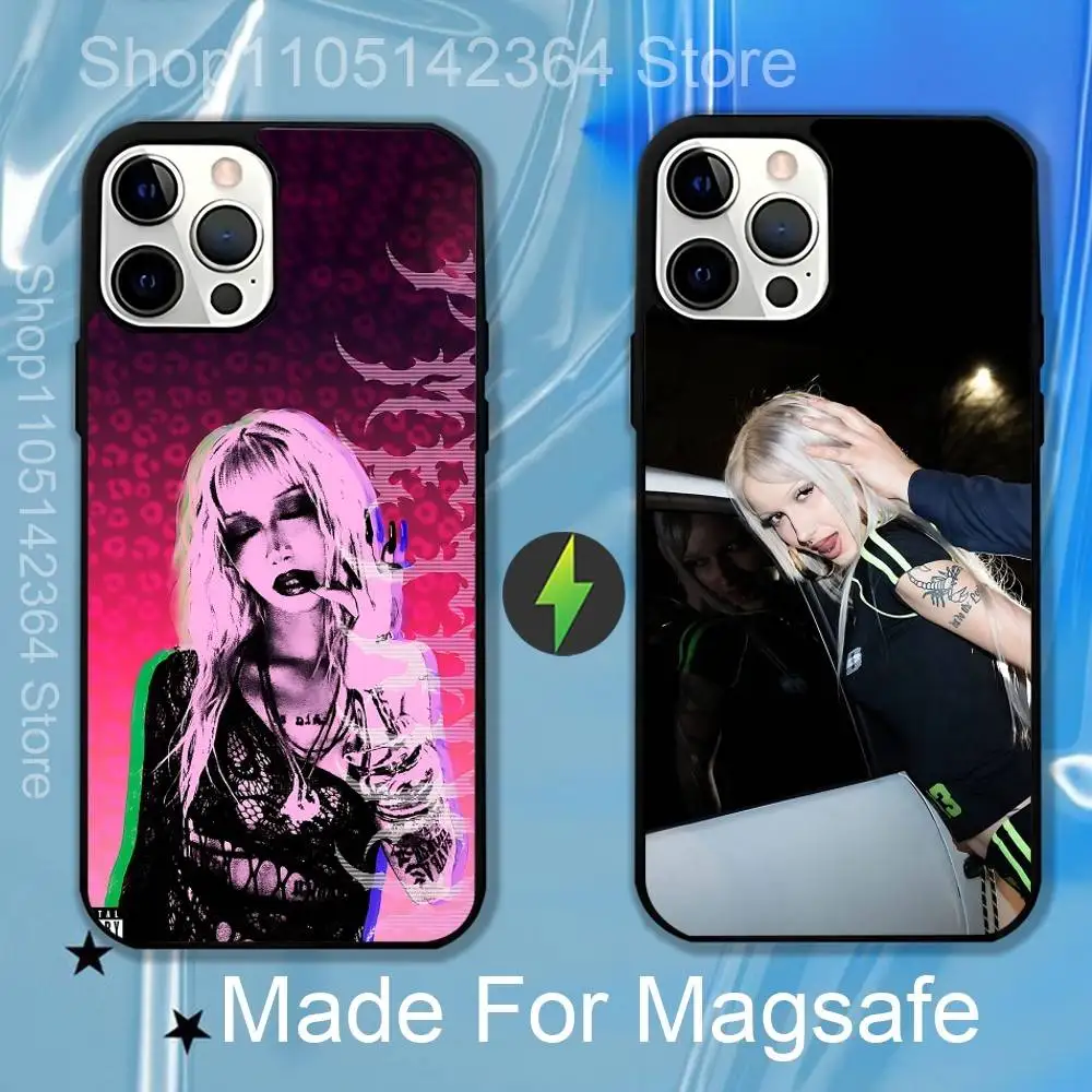 Rapper Metrika Magnetic Phone Case For IPhone 14 16 17 13 12 11 15 Pro Max Plus For Magsafe Wireless Charge Cover
