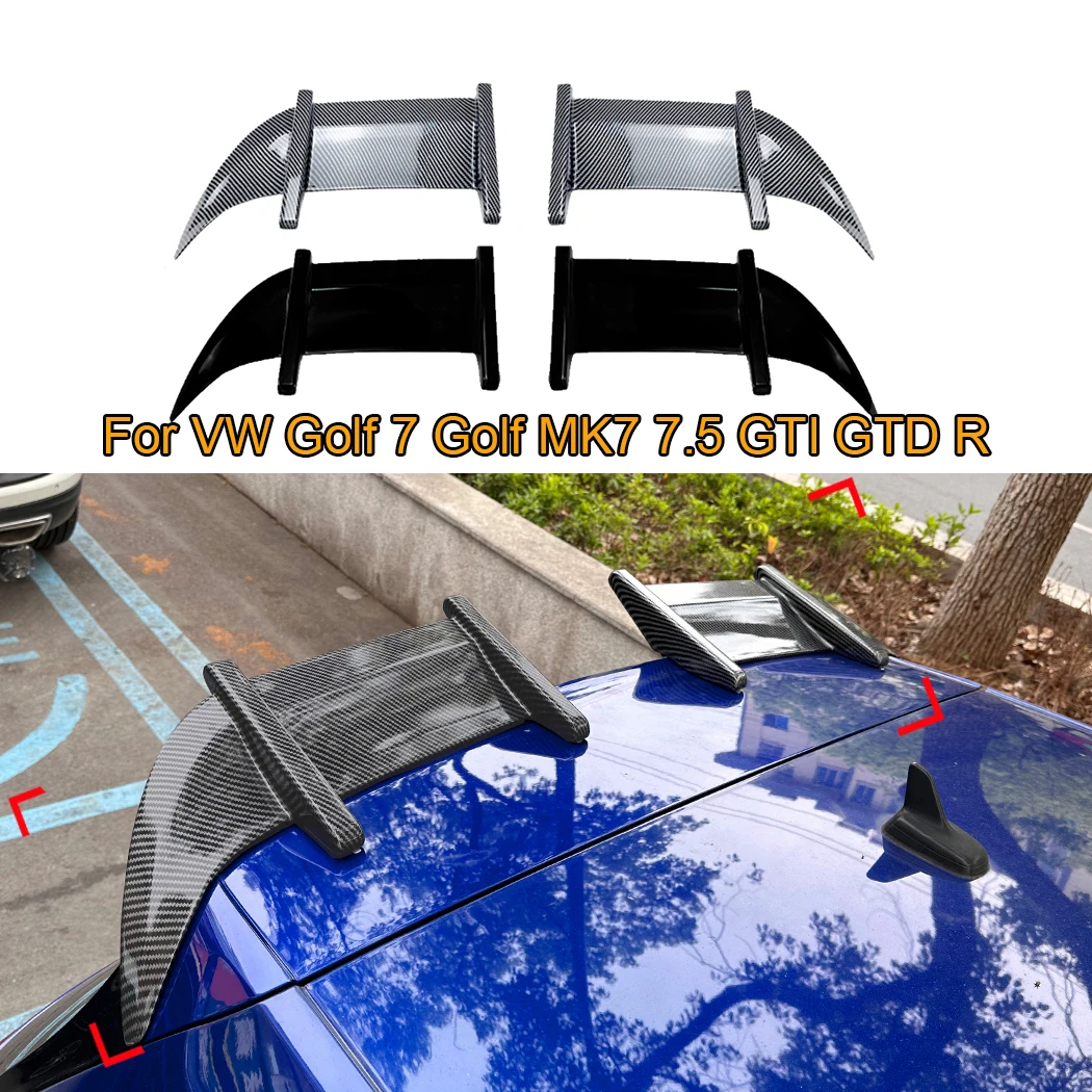 

For VW Golf 7 Golf MK7 7.5 GTI GTD R Car Tail Top Wind Spoilers Wings Cars Rear Trunk Roof Sport Spoiler Wing Styling