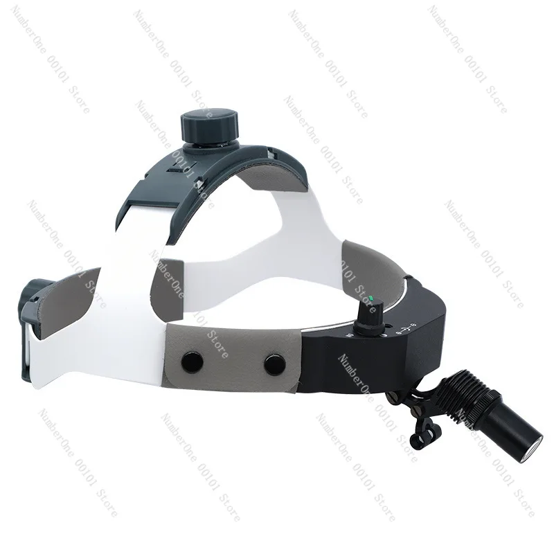 HD Head Mounted Magnifier Lamp HL003, Surgical Examination Light with Adjustable Headband, Medical Grade LED Headlamp