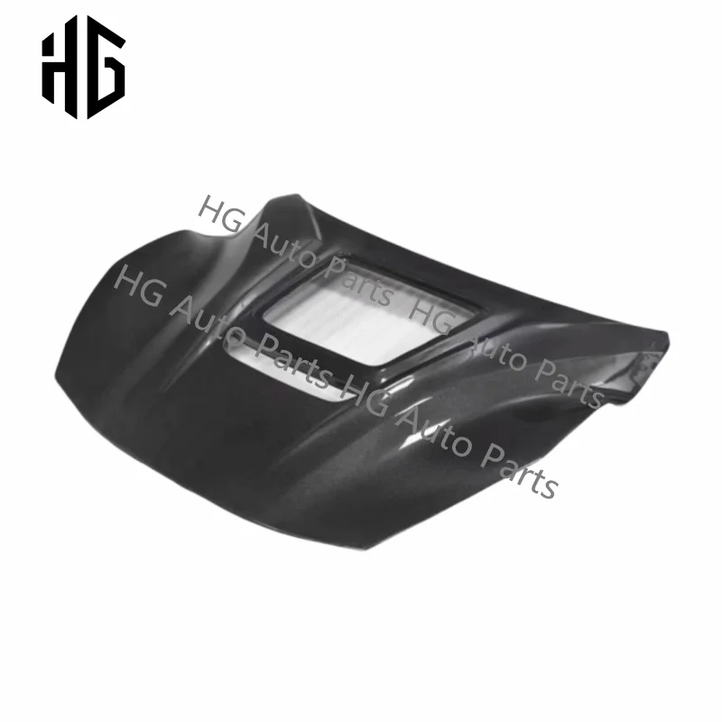 Real Carbon Fiber Transparent Glass Front Bumper Engine Hood For F12 IMP Style Bonnet Vent Cover For Ferrari F12 2013-2015