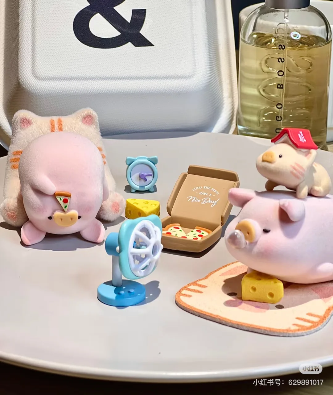 Lulu Pig Associated-Boîte ennemi, Kawaii Piggy Anime Figure, Butter Surprise Bag, Room Ornament Collection, Model Toys, Kids Gifts, 03