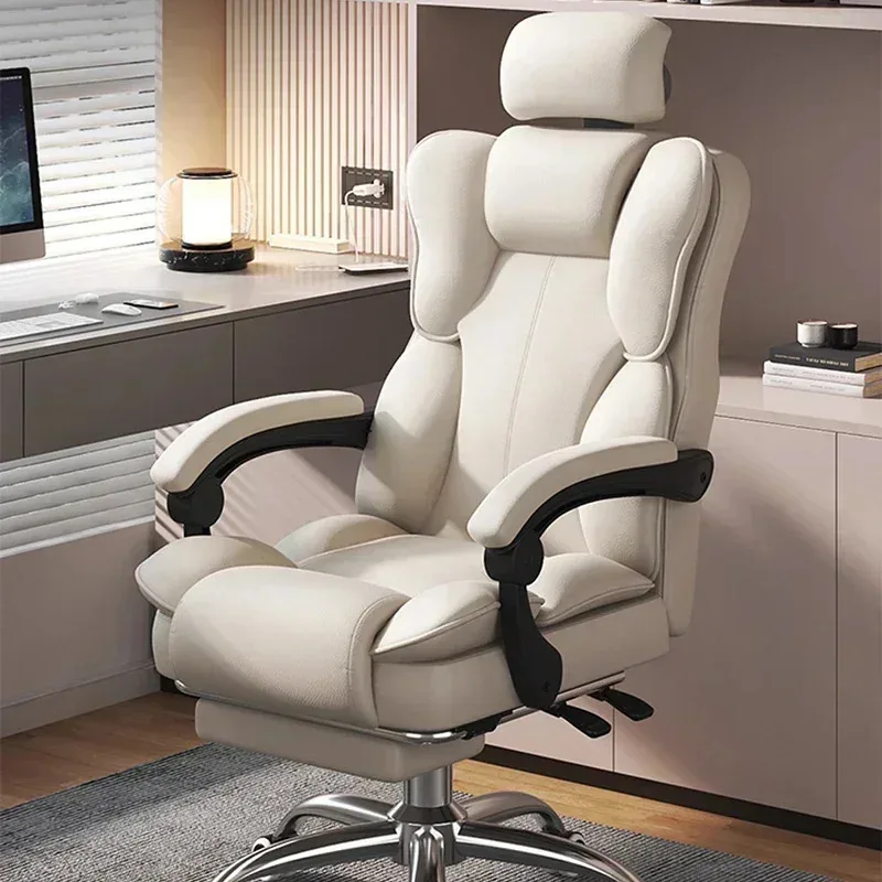 Indoor Recliner Gaming Chair Creative Desk Chaise Desk Bedroom Vanity Office Chair Leather Lazy Muebles Hogar Home Furniture